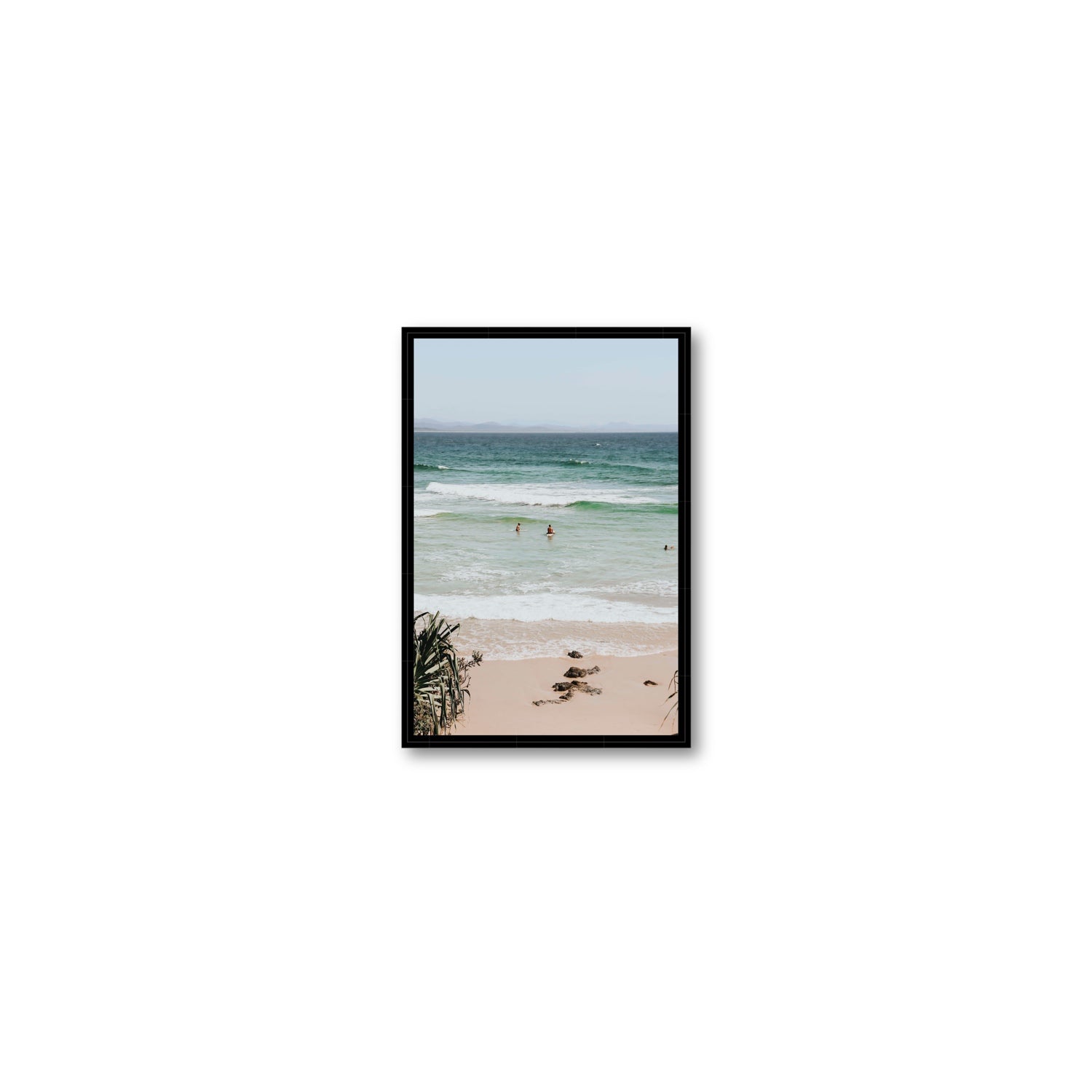 Lets Go Trippin' fine art print, Byron Bay, Australia, Small, Black Float Frame, Fine Art Canvas