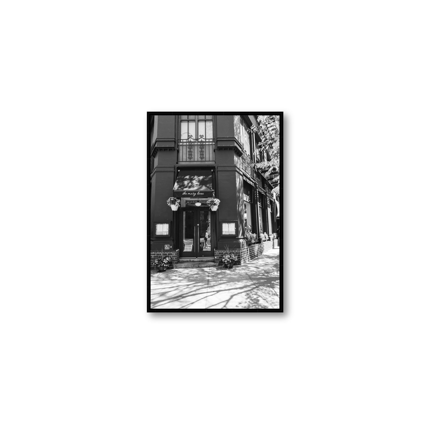 Mary's Corner fine art print, New York, United States, Medium, Black Float Frame, Fine Art Canvas