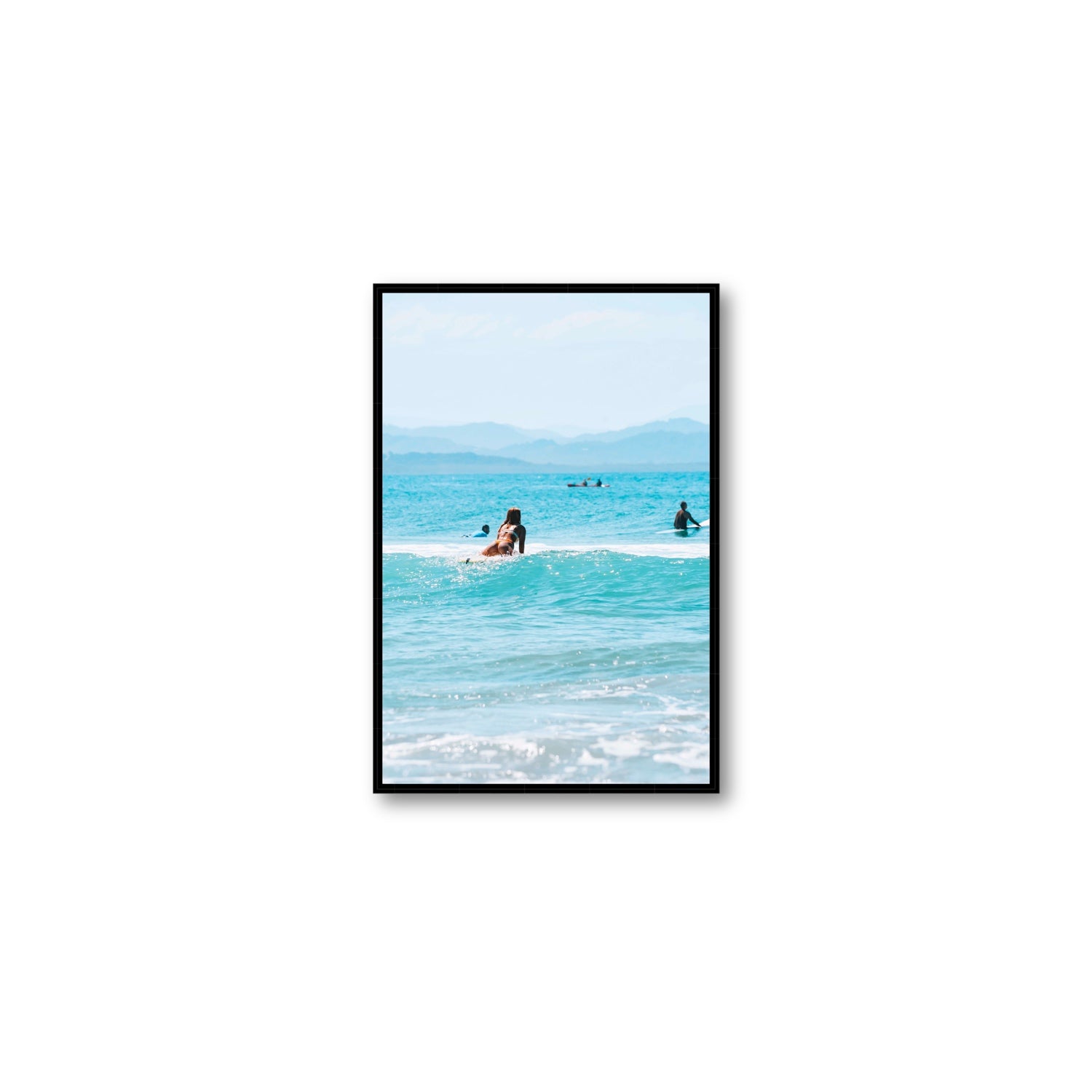 Tatiana fine art print, Byron Bay, Australia, Medium, Black Float Frame, Fine Art Canvas