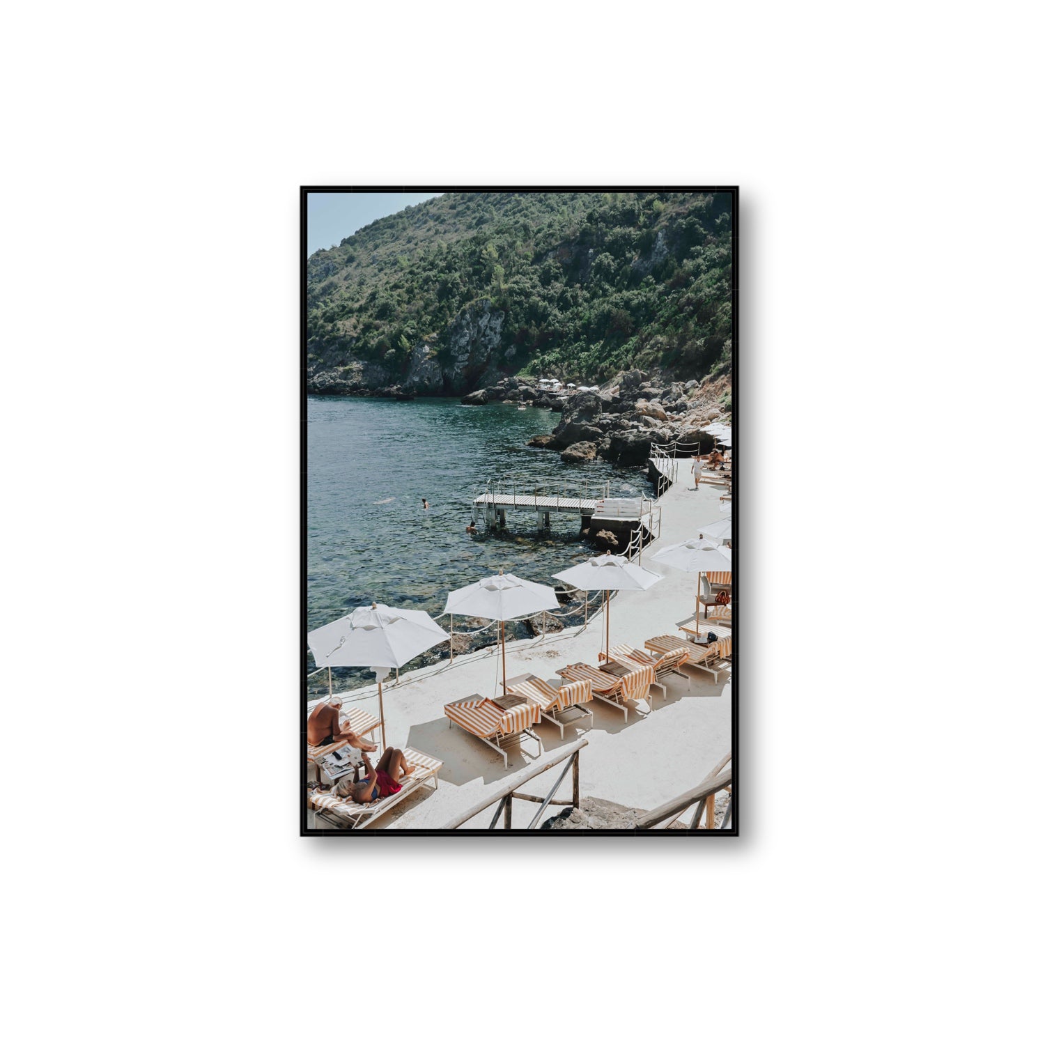 Always Better Together fine art print, Tuscany, Italy, Extra Large, Black Float Frame, Fine Art Canvas