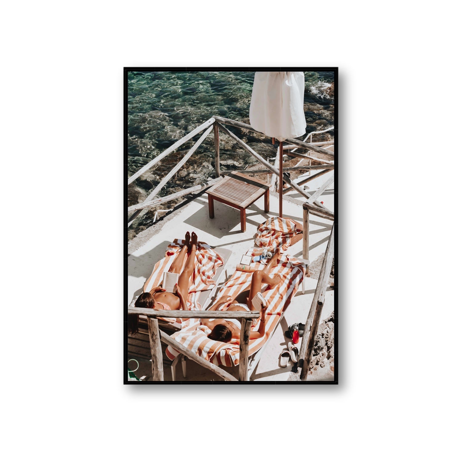 Sun Kissed fine art print, Tuscany, Italy, Giant, Black Float Frame, Fine Art Canvas