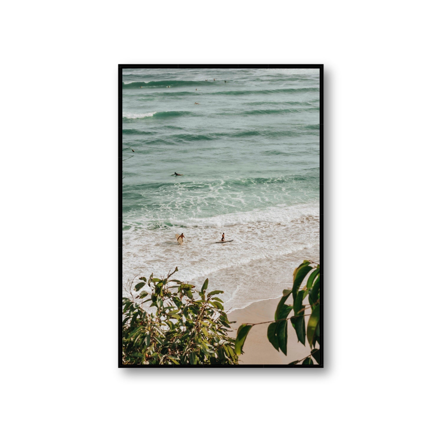 Private Paradise fine art print, Byron Bay, Australia, Giant, Black Float Frame, Fine Art Canvas