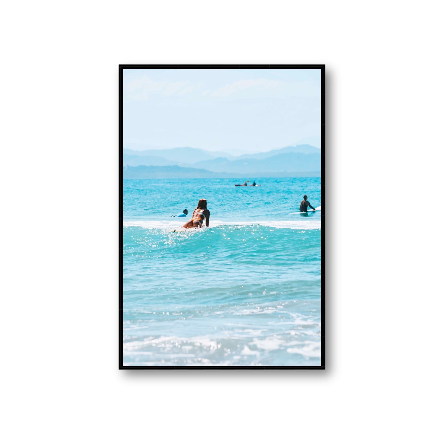 Tatiana fine art print, Byron Bay, Australia, Giant, Black Float Frame, Fine Art Canvas