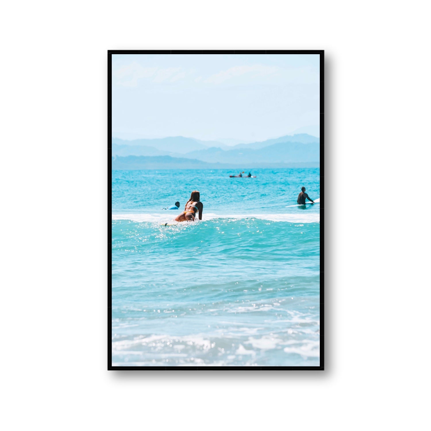 Tatiana fine art print, Byron Bay, Australia, Gallery, Black Float Frame, Fine Art Canvas