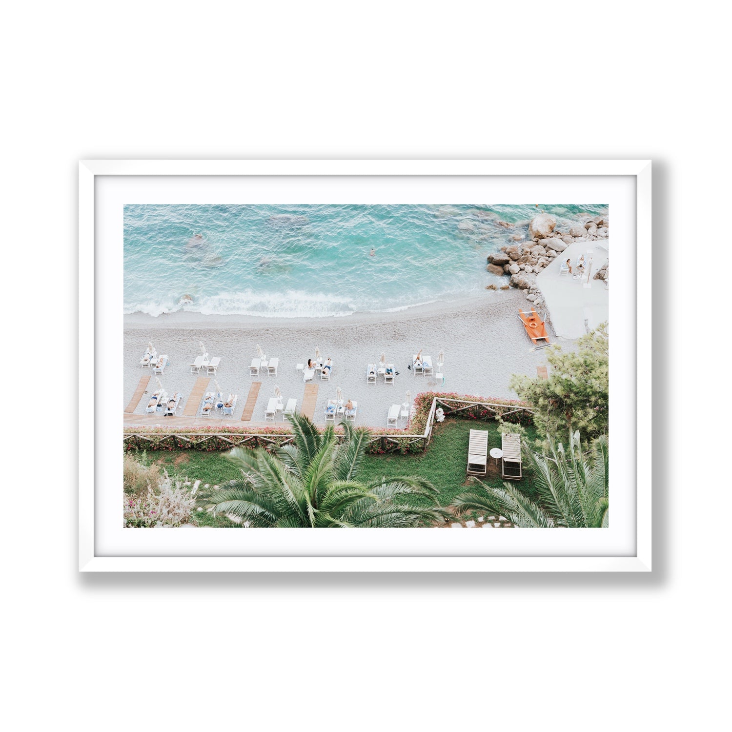 Elysian fine art print, Amalfi, Italy, Giant, White Frame · Matboard, Fine Art Print