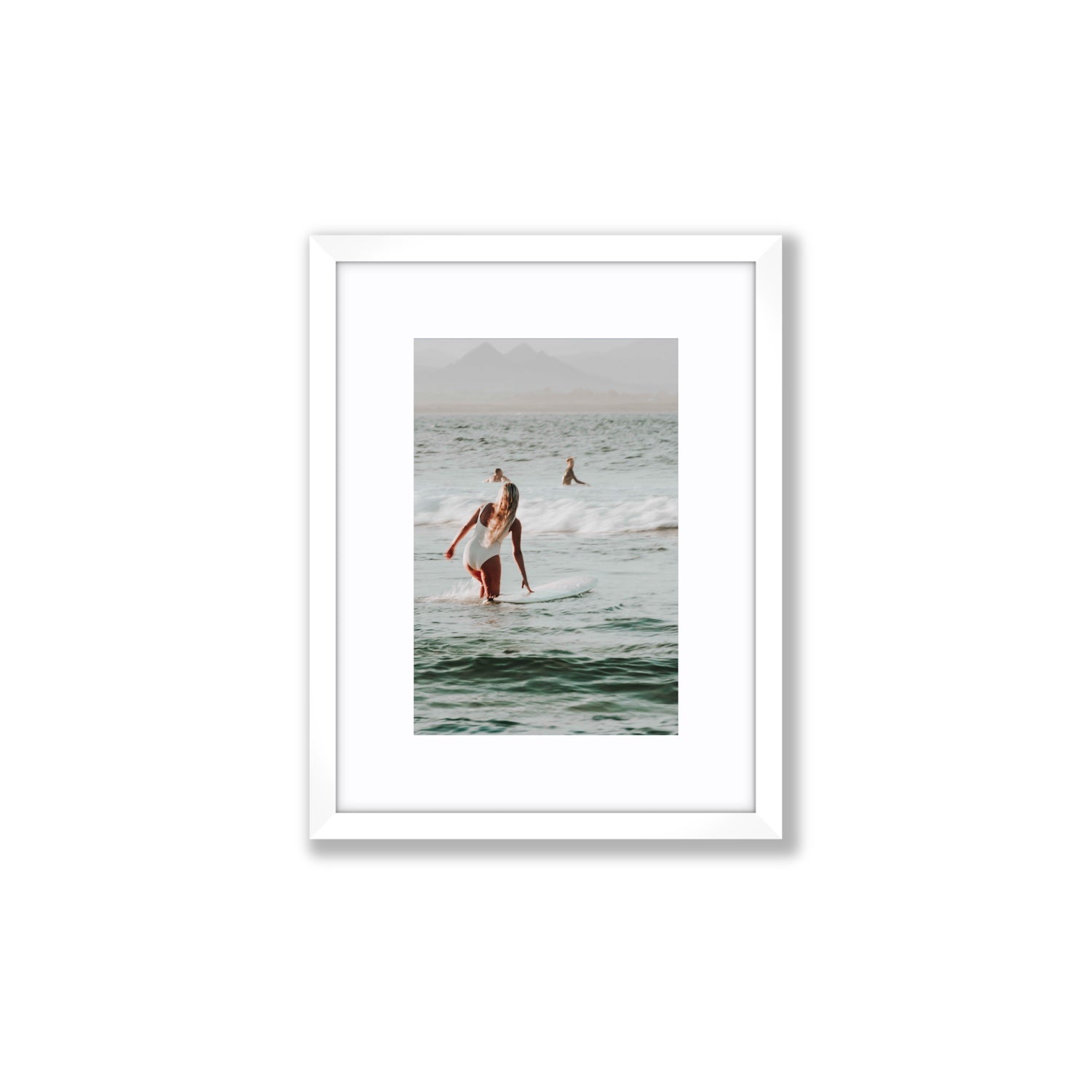 Blondie fine art print, Byron Bay, Australia, Small, White Frame · Matboard, Fine Art Print