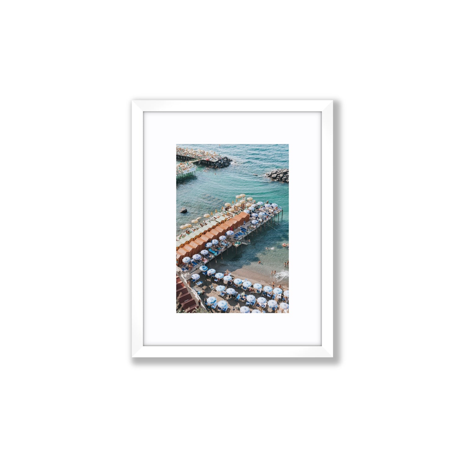 Ocean Fantasy fine art print, Sorrento, Italy, Small, White Frame · Matboard, Fine Art Print