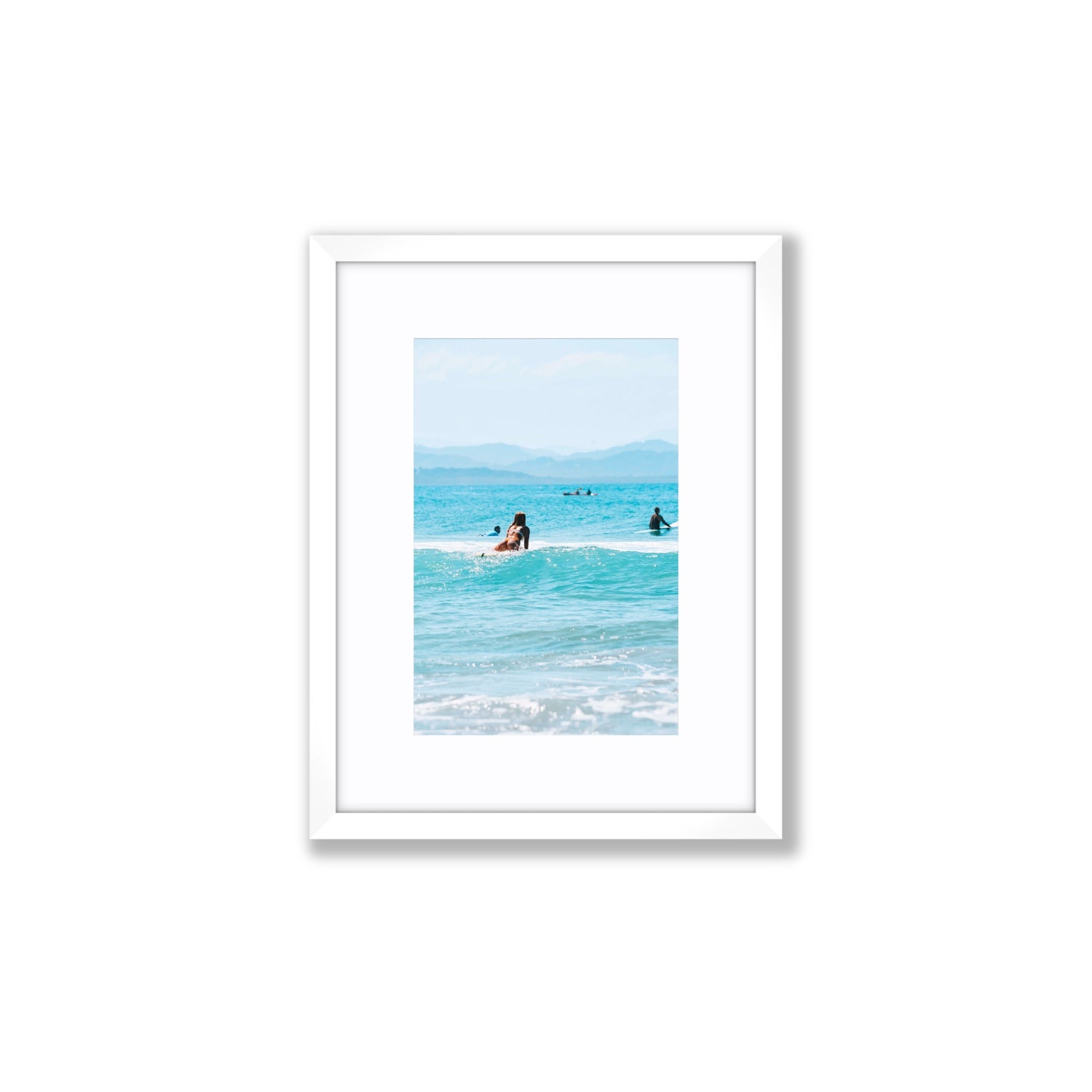 Tatiana fine art print, Byron Bay, Australia, Small, White Frame · Matboard, Fine Art Print