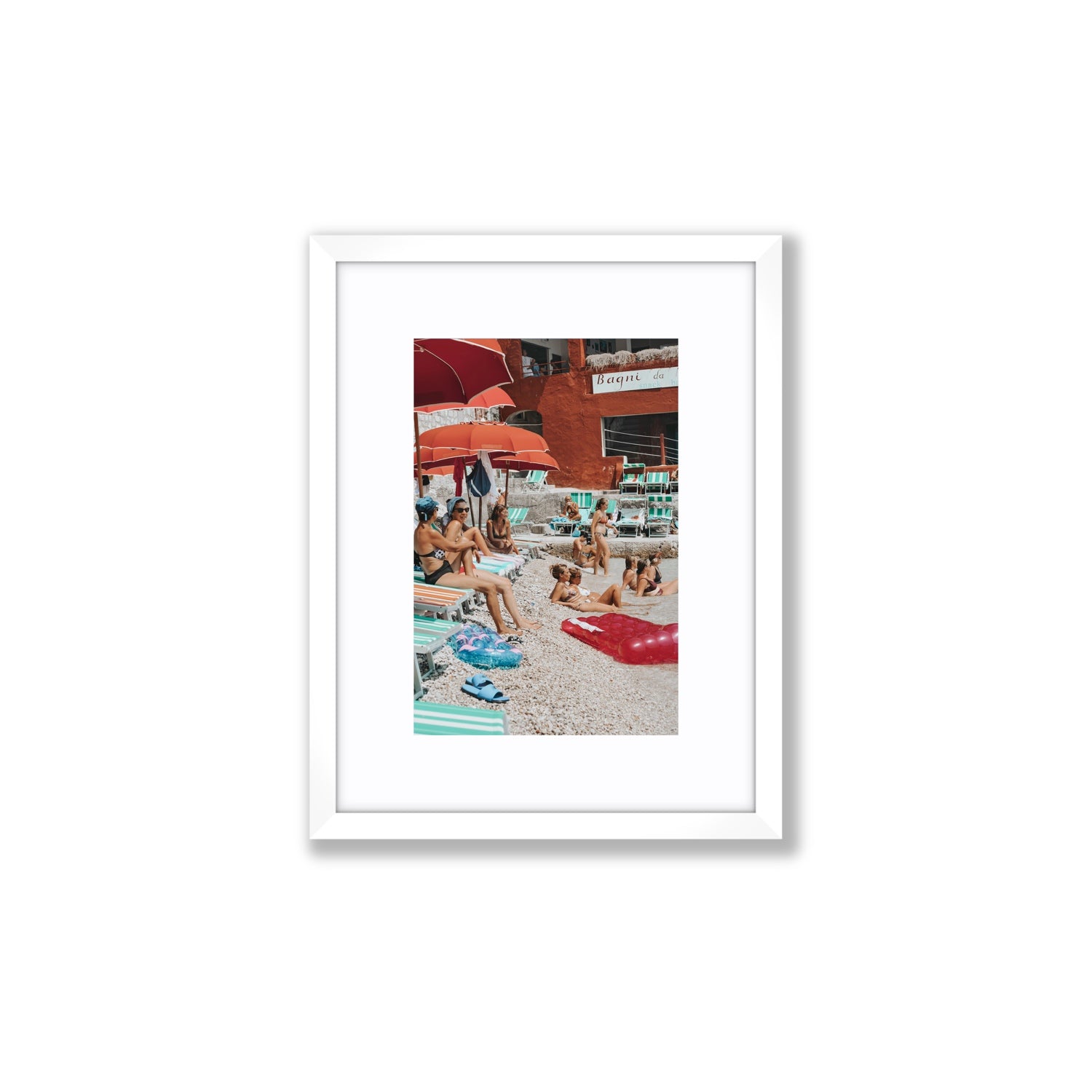 La Dolce Vita fine art print, Capri, Italy, Small, White Frame · Matboard, Fine Art Print