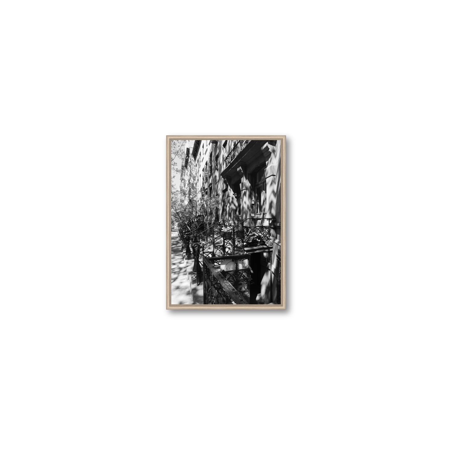 Shadow Dance fine art print, New York, United States, Small, Natural Oak Float Frame, Fine Art Canvas