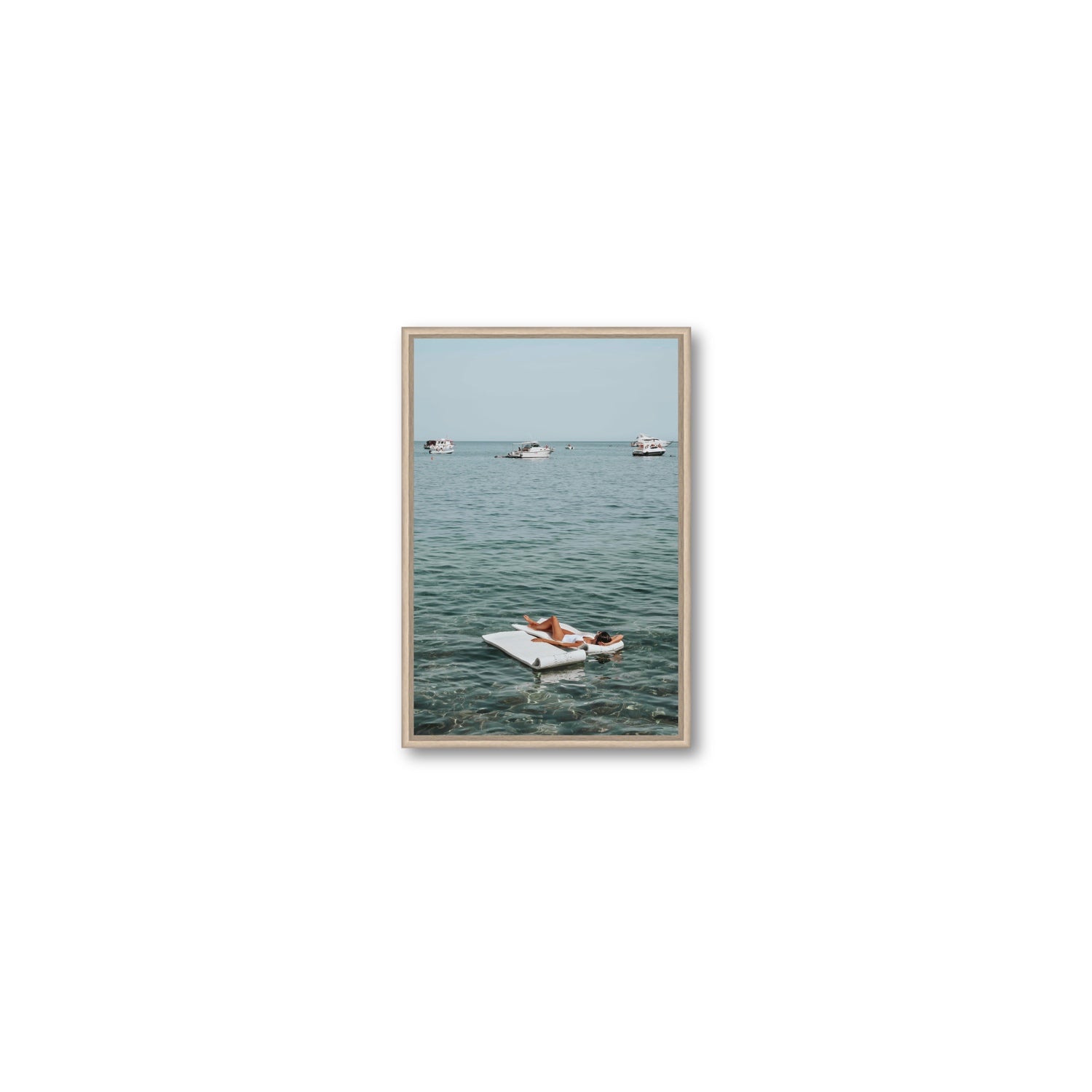 Style Queen fine art print, Tuscany, Italy, Small, Natural Oak Float Frame, Fine Art Canvas