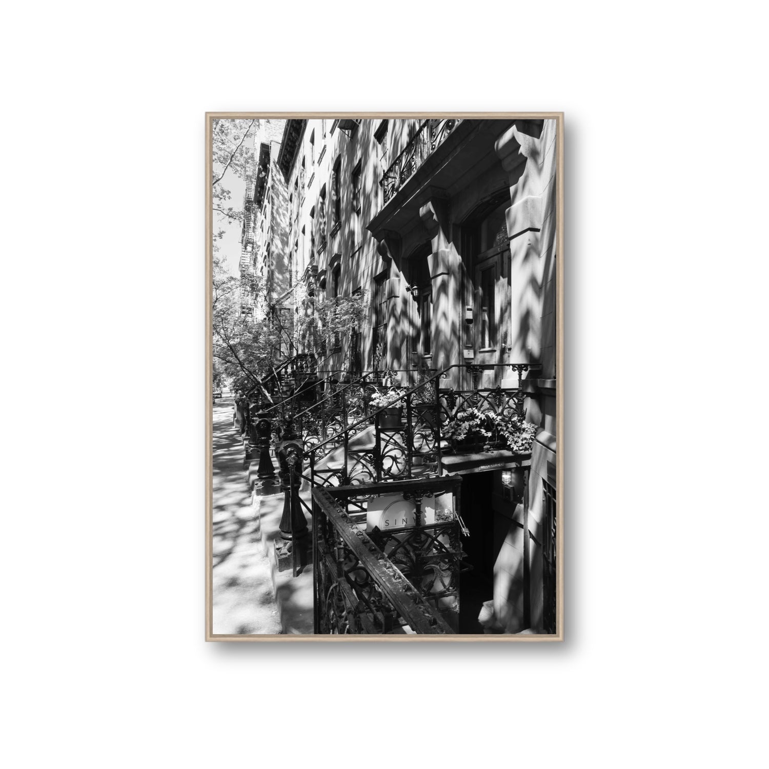 Shadow Dance fine art print, New York, United States, Giant, Natural Oak Float Frame, Fine Art Canvas