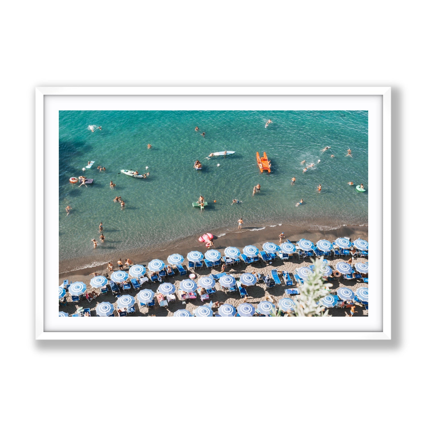 The Sea of Tranquility fine art print, Sorrento, Italy, Gallery, White Frame · Matboard, Fine Art Print