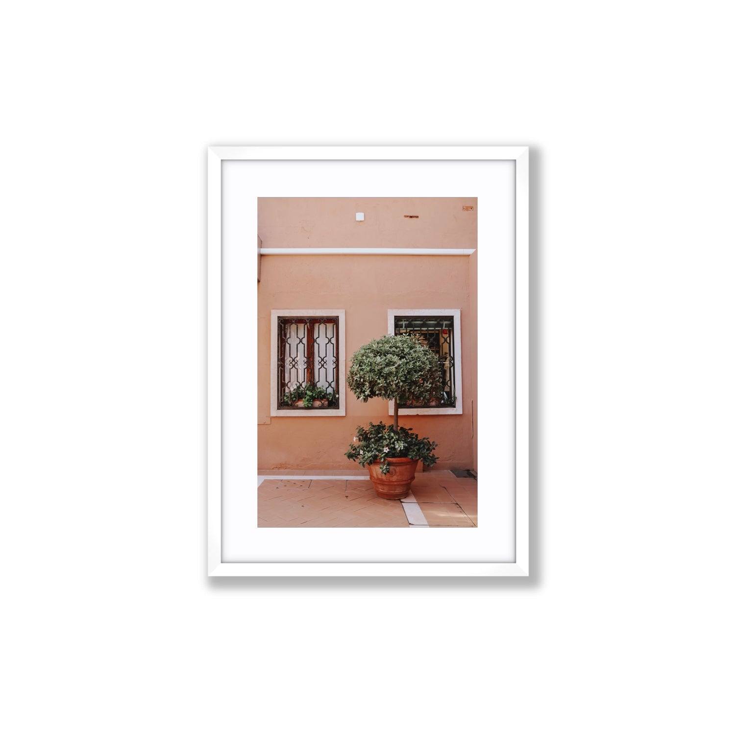 Semplicemente Bello Venice Italian wall art Medium fine art print in white frame with matboard