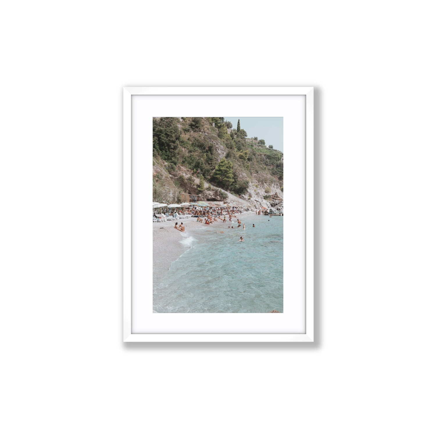 Mediterranean Magic fine art print, Amalfi, Italy, Medium, White Frame · Matboard, Fine Art Print