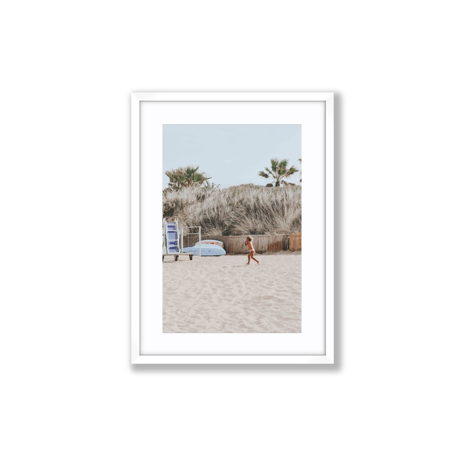 Little Explorer fine art print, Puglia, Italy, Medium, White Frame · Matboard, Fine Art Print