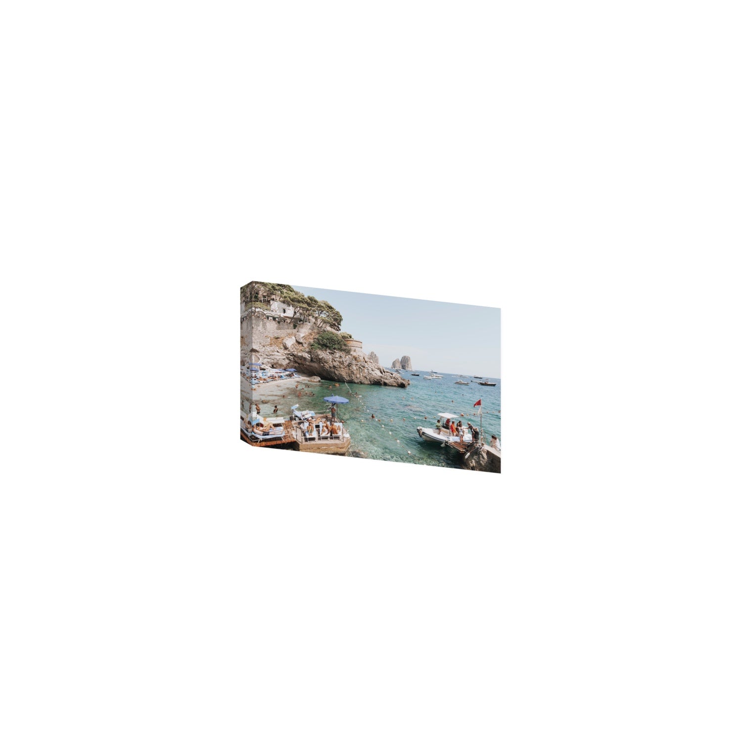 Torre Saracena fine art print, Capri, Italy, Small, Stretched Canvas