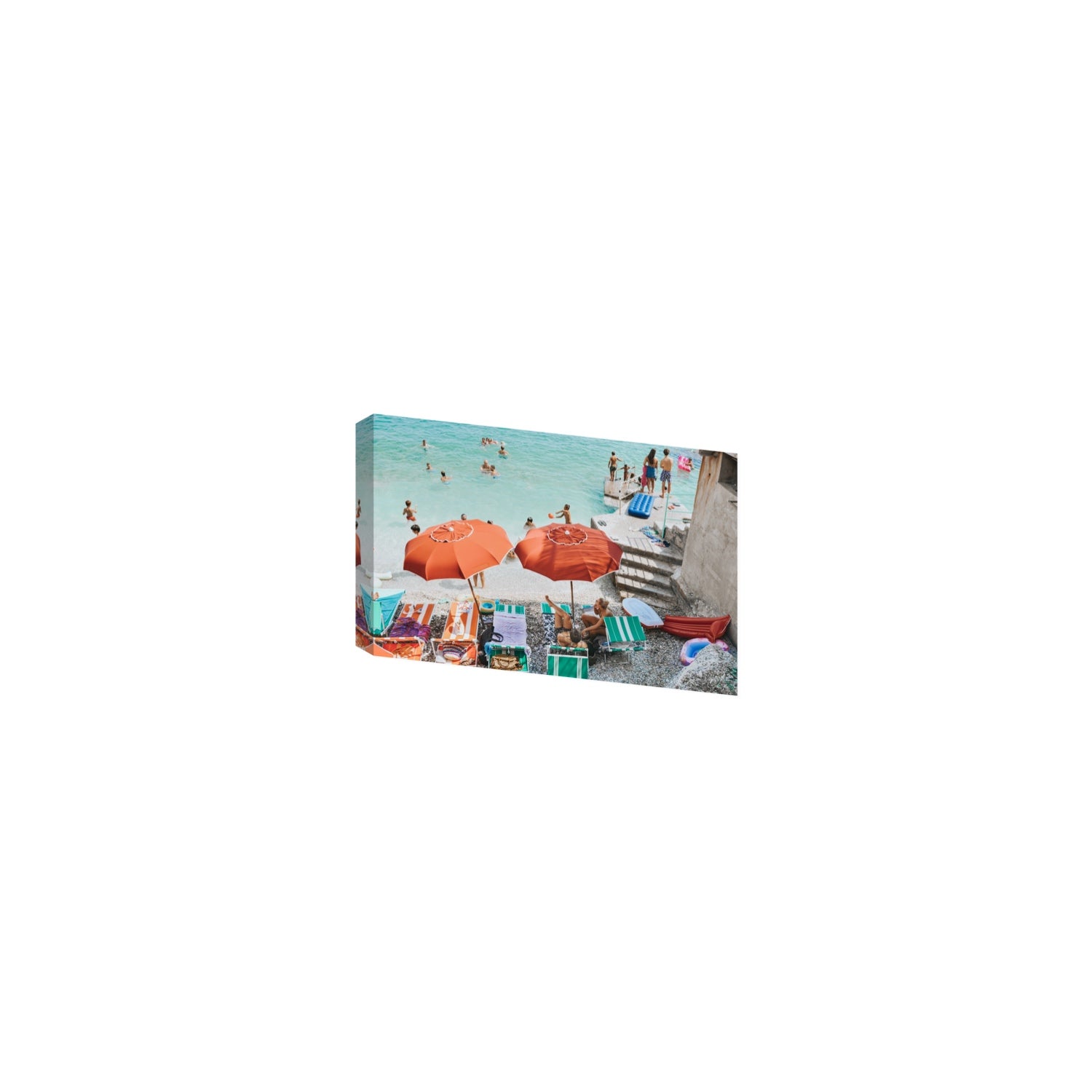 Water Wonderland fine art print, Capri, Italy, Small, Stretched Canvas