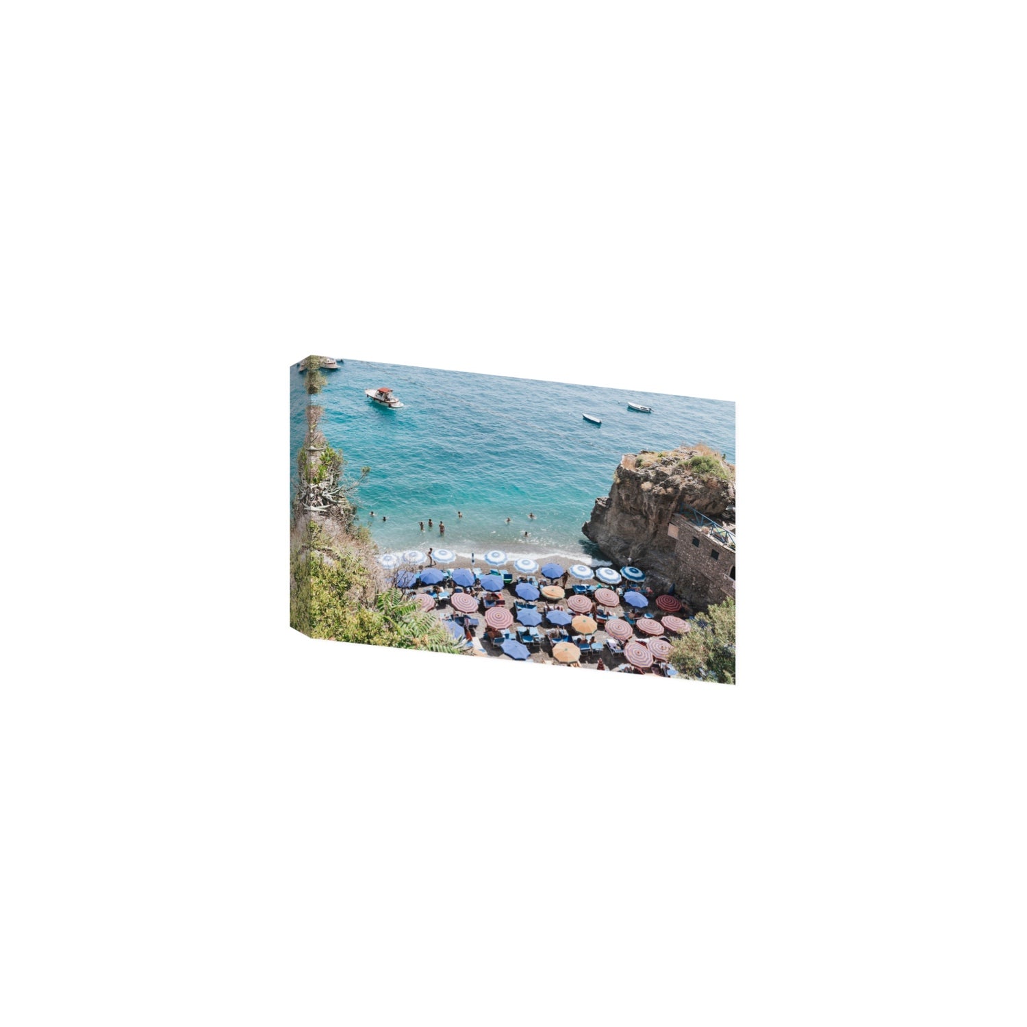 The Cove fine art print, Positano, Italy, Medium, Stretched Canvas