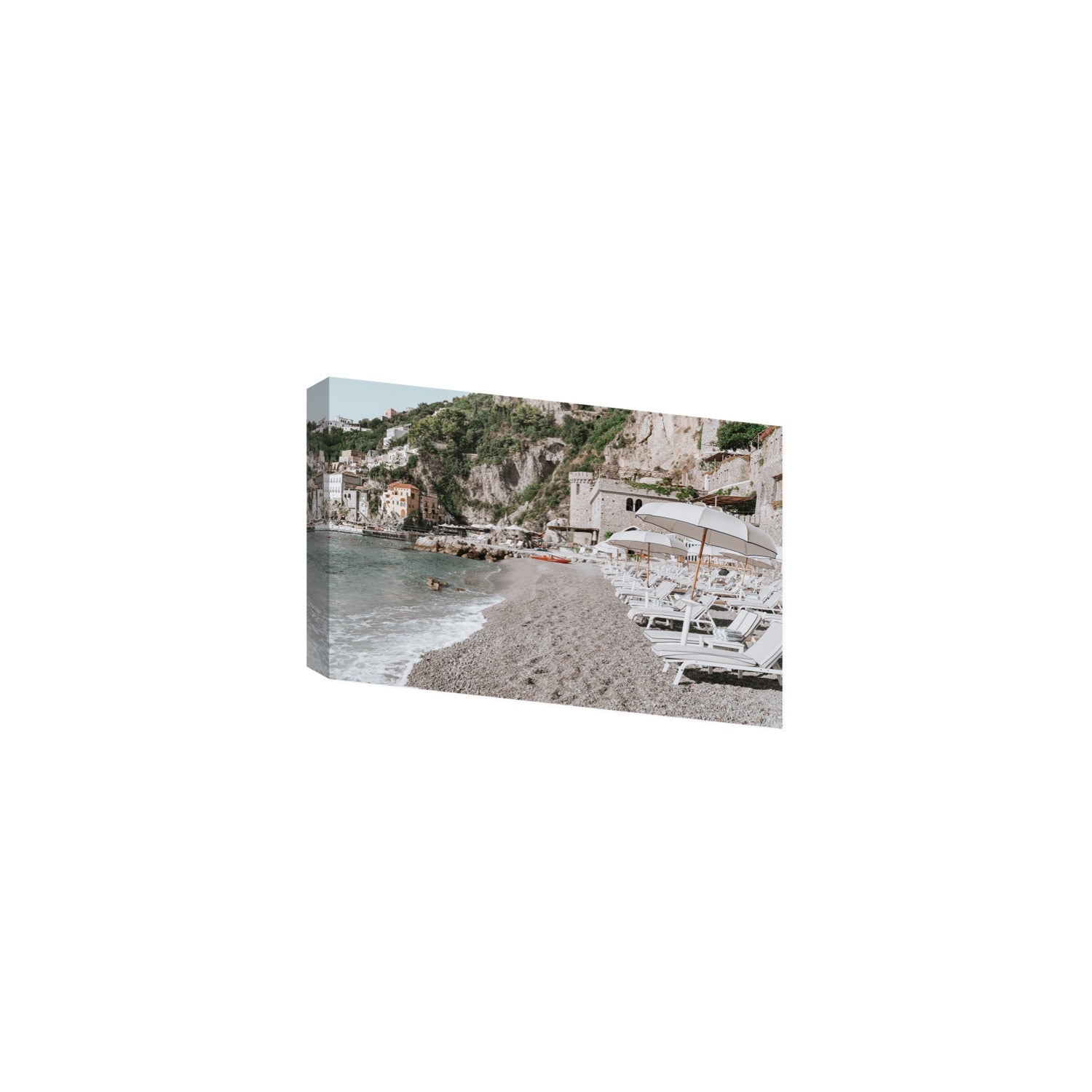 Borgo Santandrea fine art print, Amalfi, Italy, Medium, Stretched Canvas