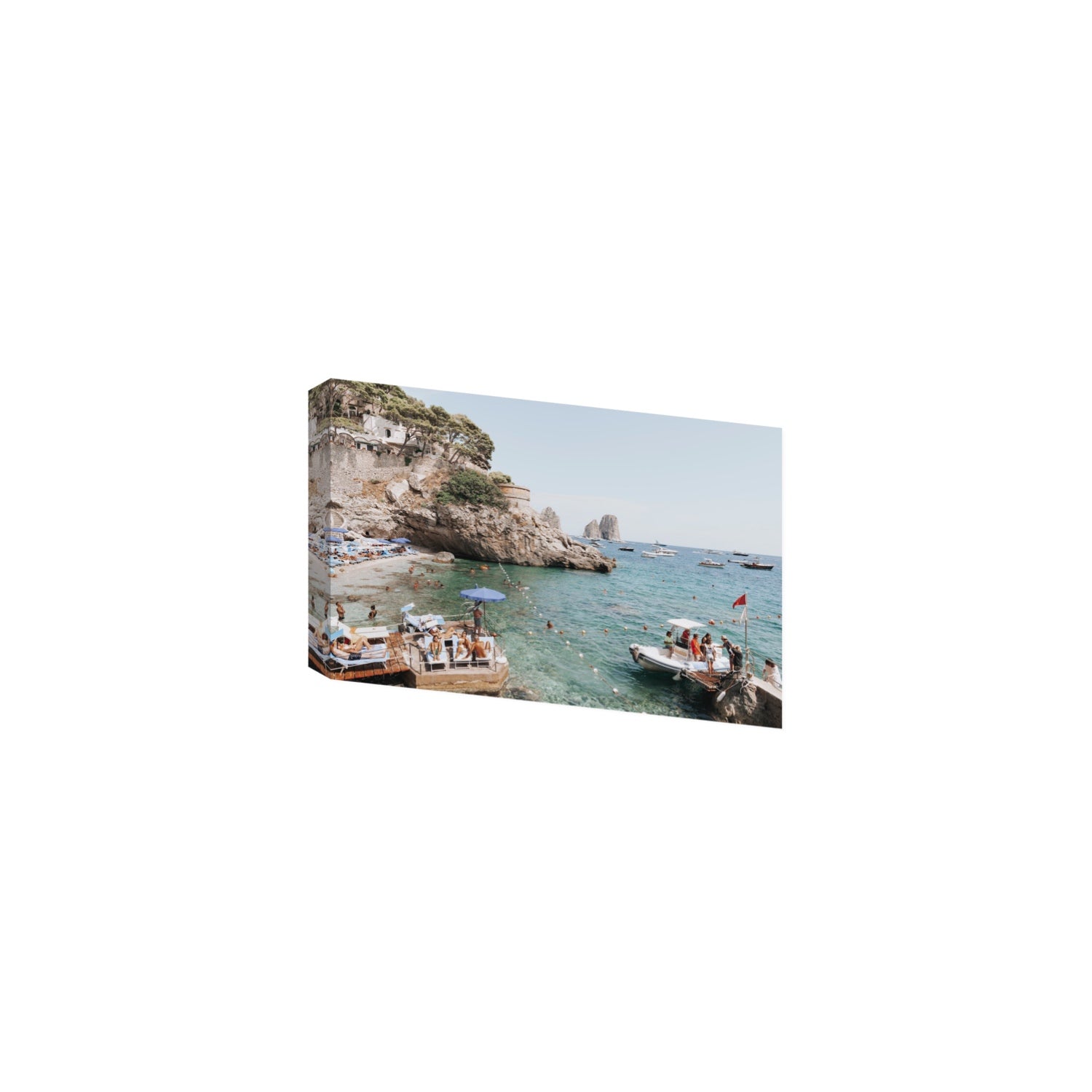 Torre Saracena fine art print, Capri, Italy, Medium, Stretched Canvas