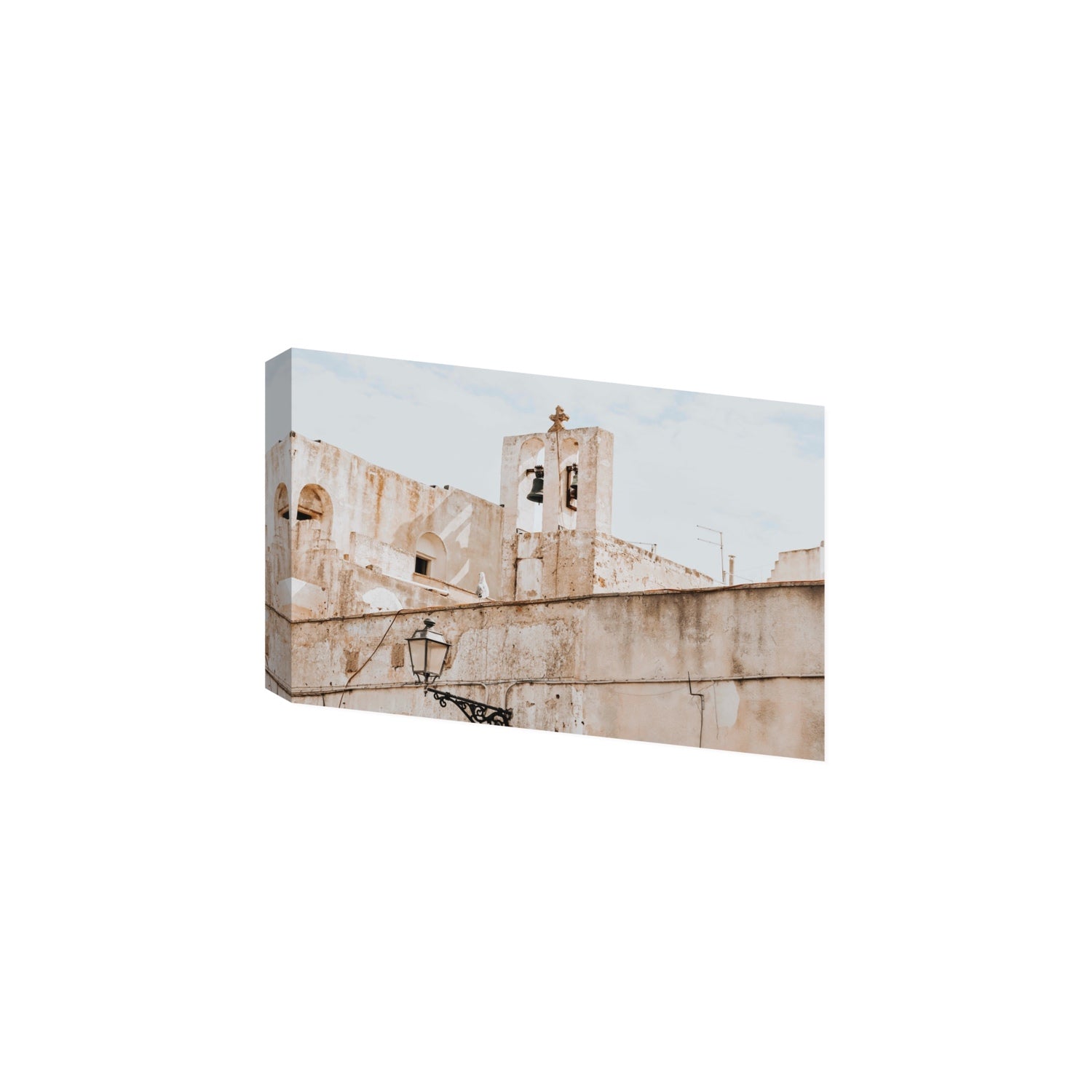 Ancient Bells Puglia Gallipoli Italian wall art Large stretched canvas print