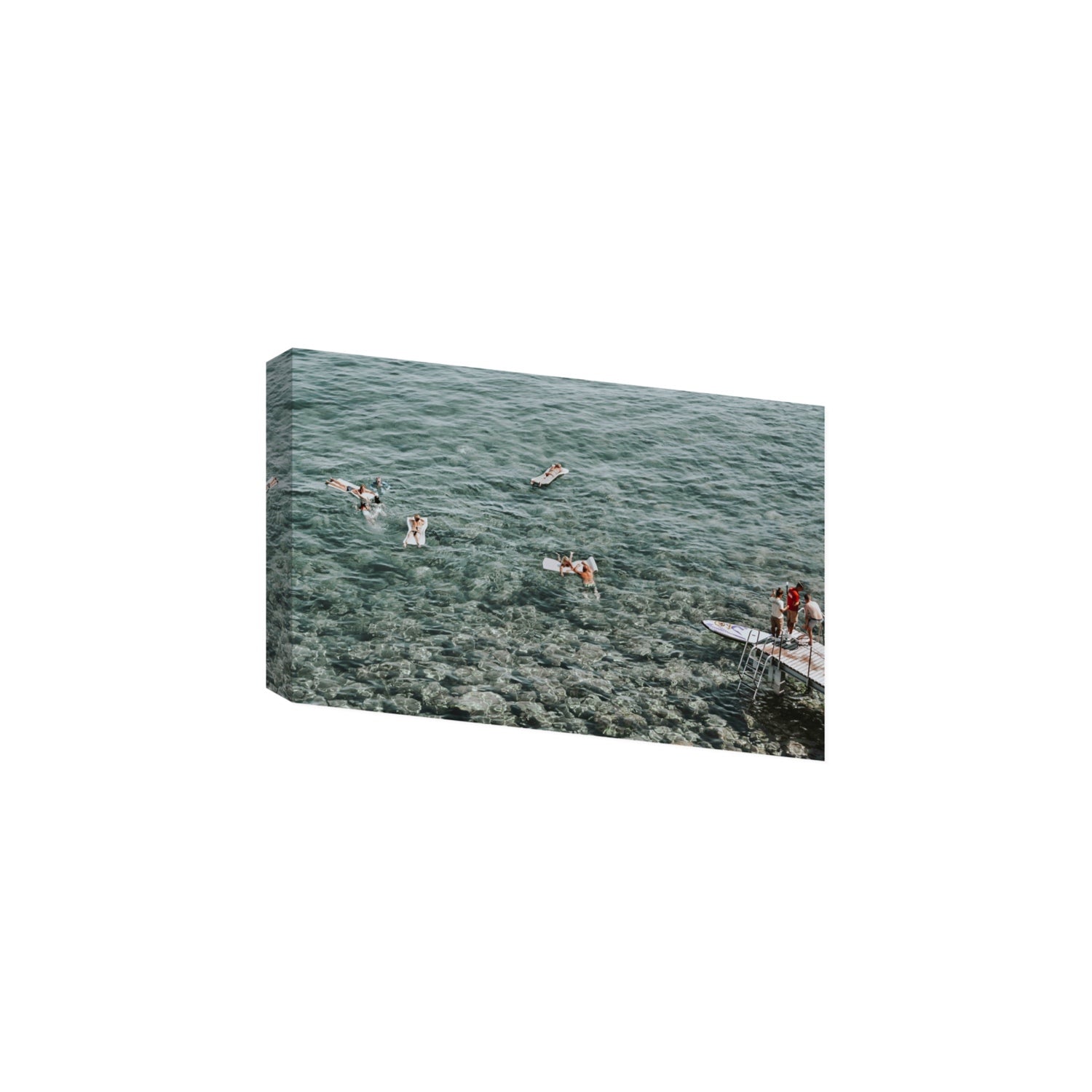 Having A Whale Of A Time Tuscany coastal wall art Large stretched canvas print
