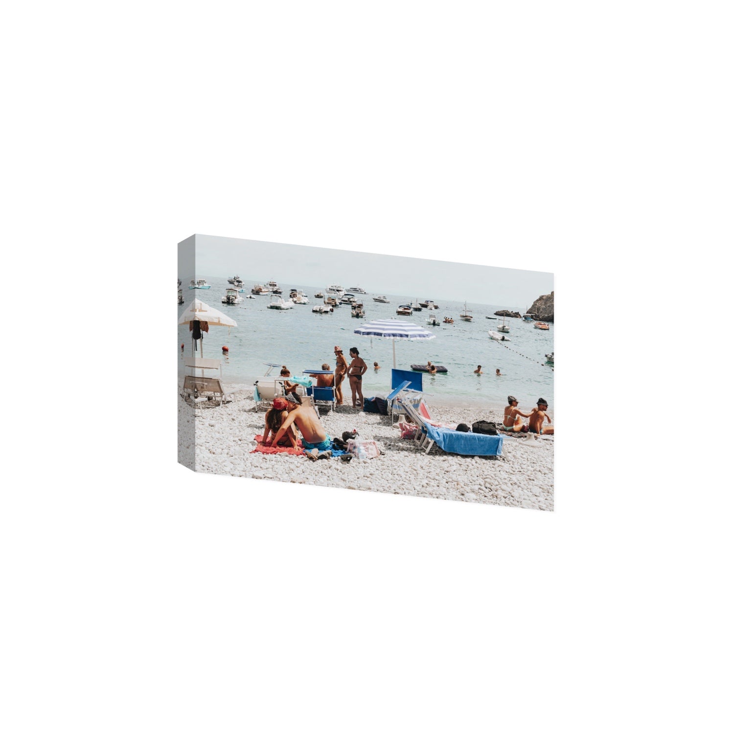 The Kiss Nerano wall art Large stretched canvas print