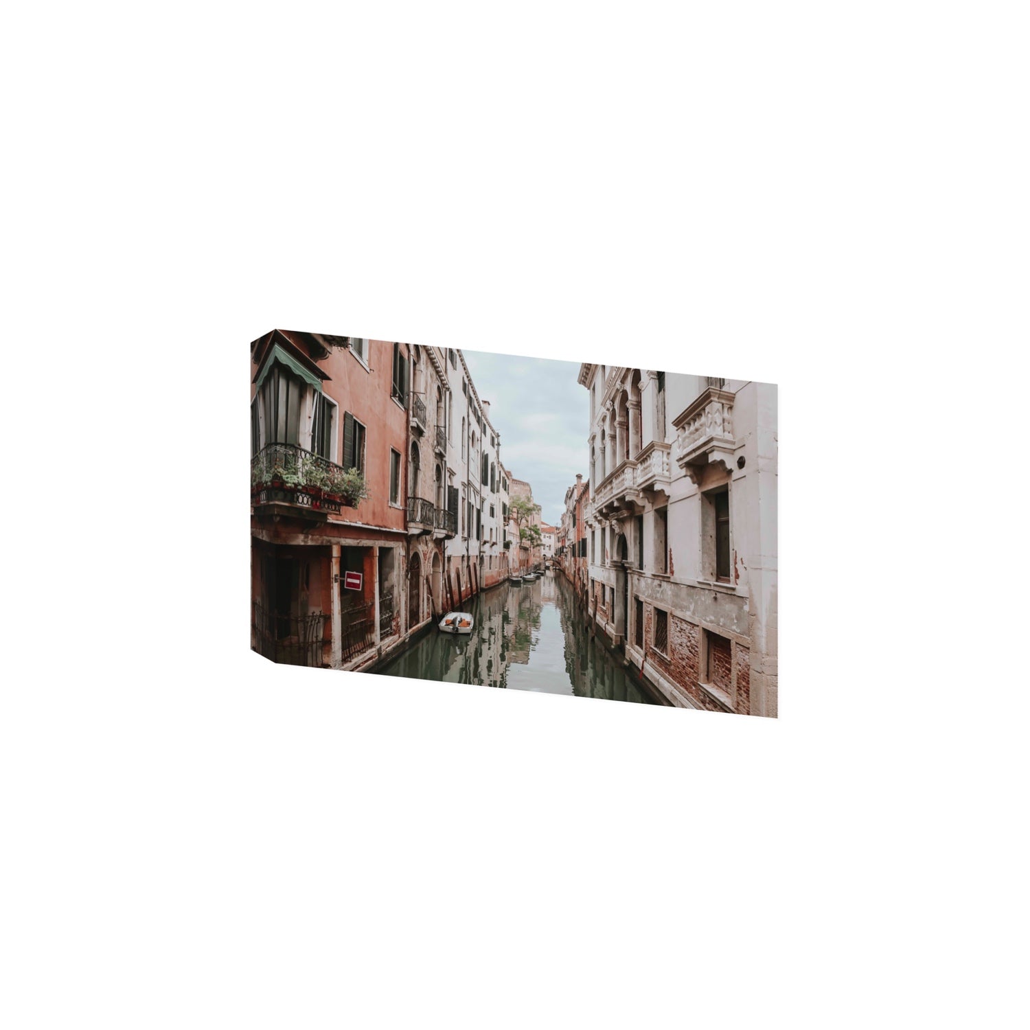 The Floating City Venice Canal Italian decor wall art Large stretched canvas print