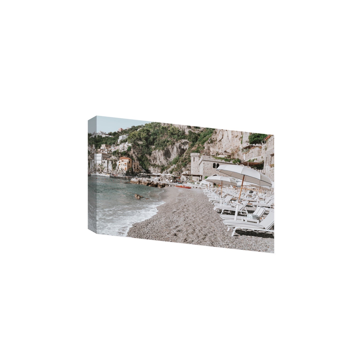 Borgo Santandrea fine art print, Amalfi, Italy, Large, Stretched Canvas