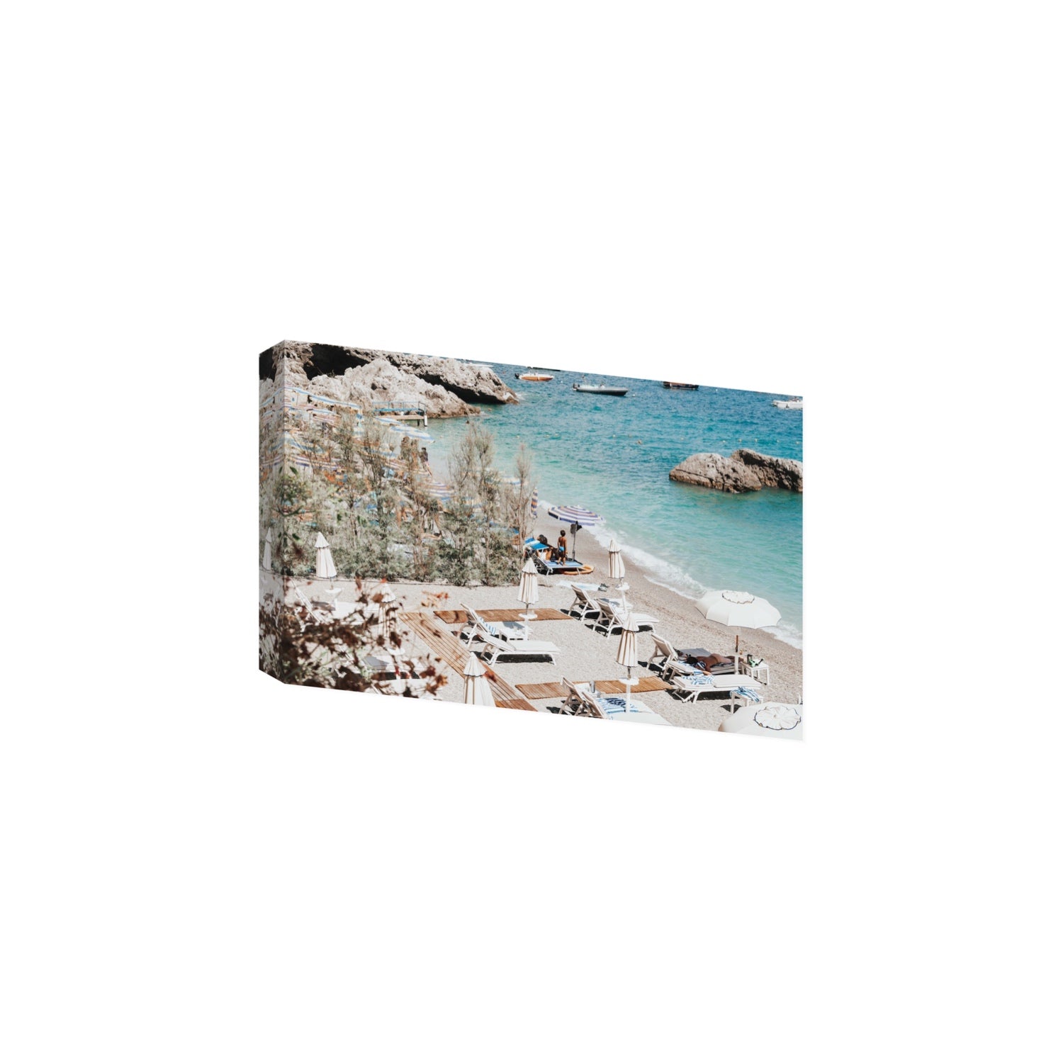 Life Could Be A Dream Amalfi wall art Large stretched canvas print
