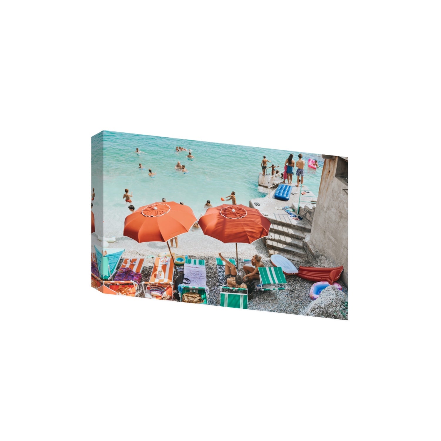 Water Wonderland fine art print, Capri, Italy, Extra Large, Stretched Canvas