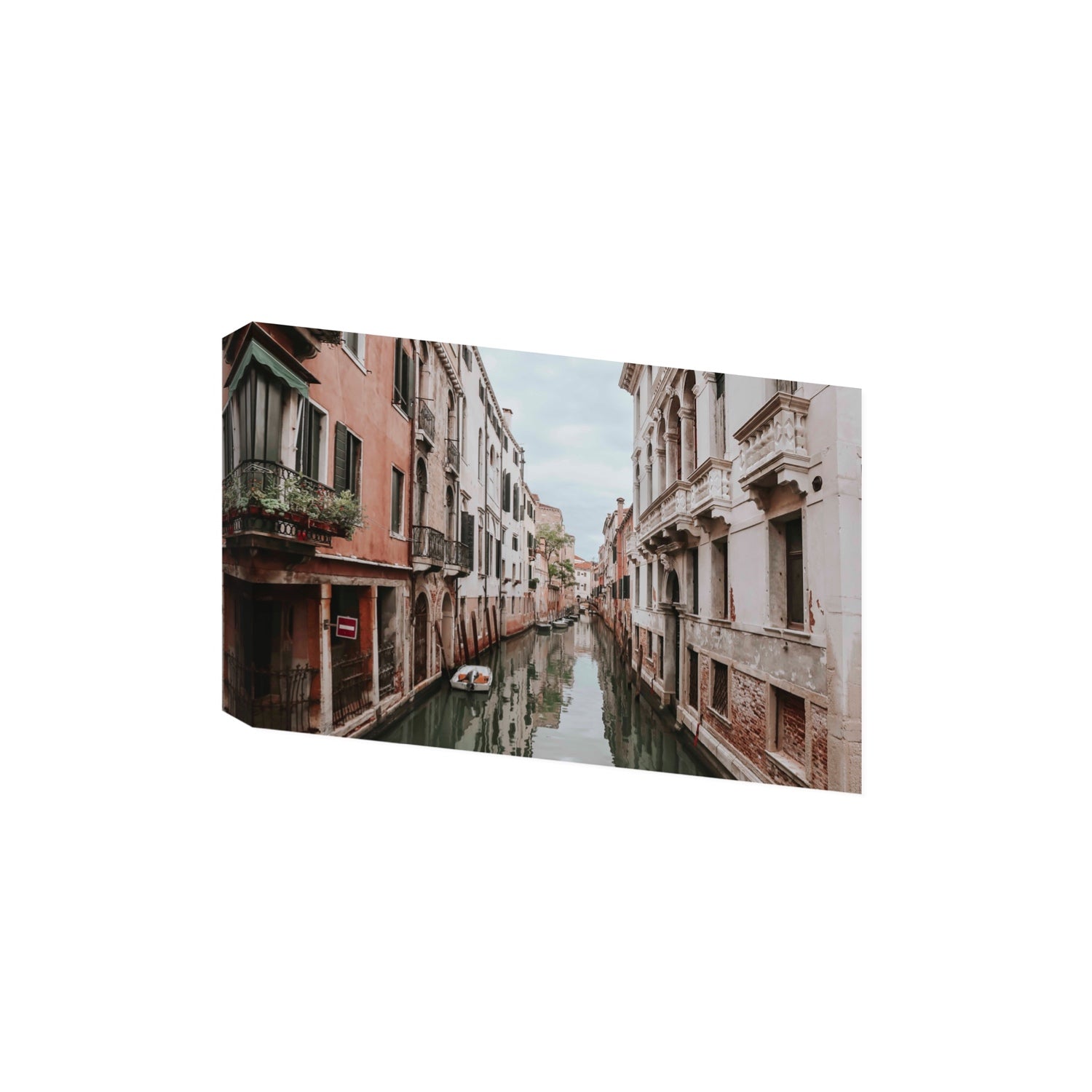 The Floating City Venice Canal Italian decor wall art Extra Large stretched canvas print