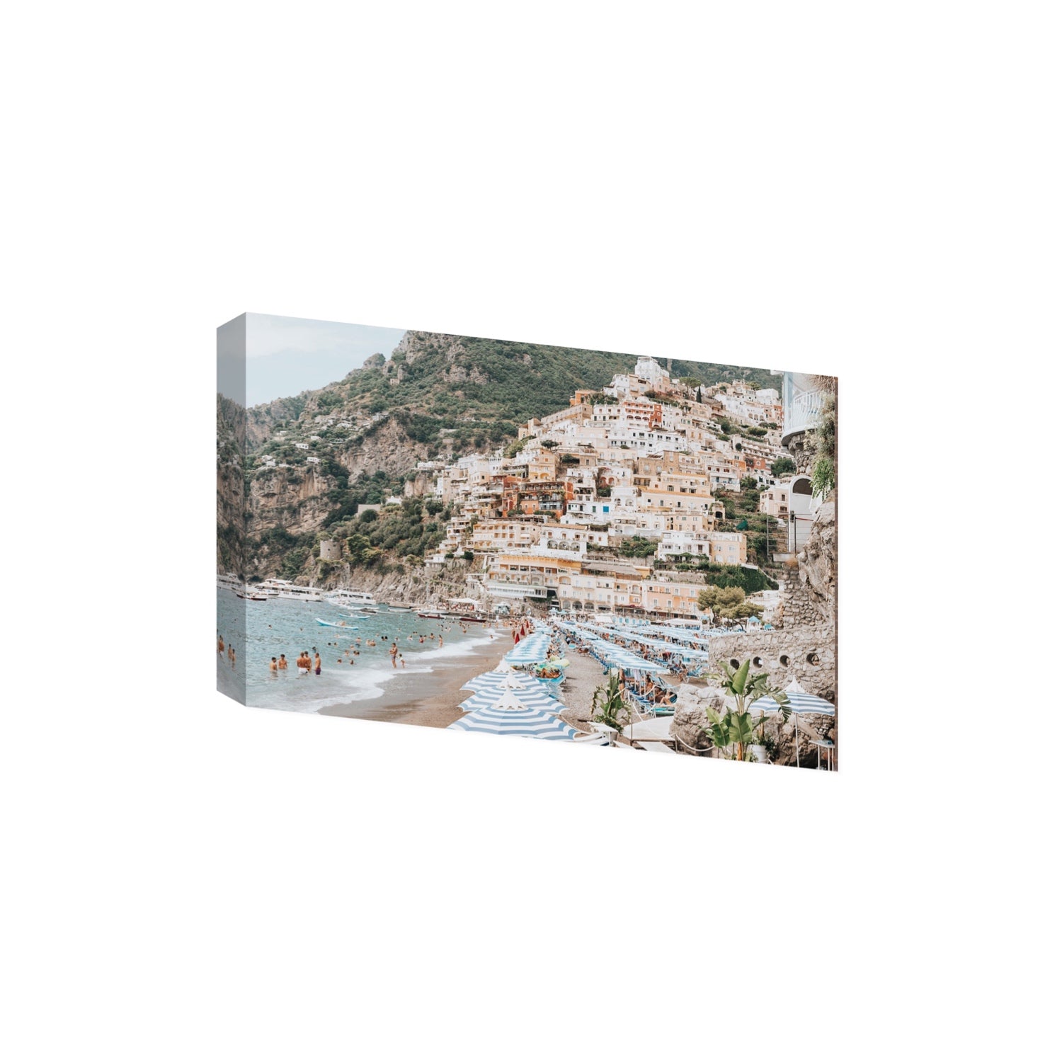 Villagio Sul Mare fine art print, Positano, Italy, Extra Large, Stretched Canvas