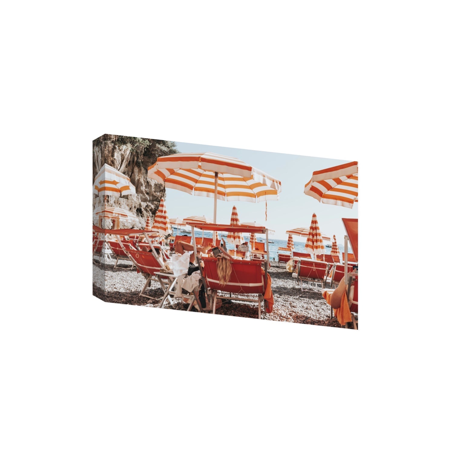 Digital Dreamer fine art print, Positano, Italy, Extra Large, Stretched Canvas