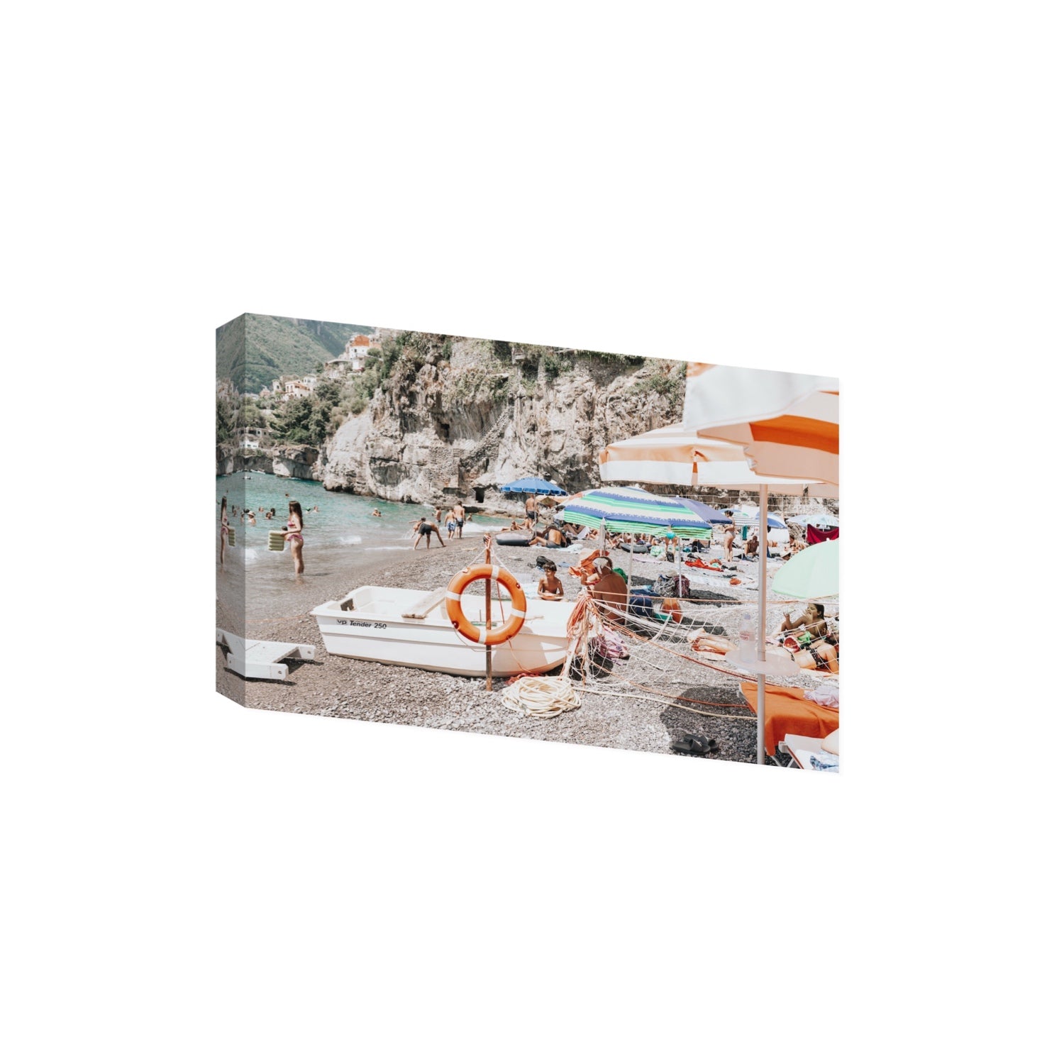 Bellezza By The Bay fine art print, Positano, Italy, Extra Large, Stretched Canvas