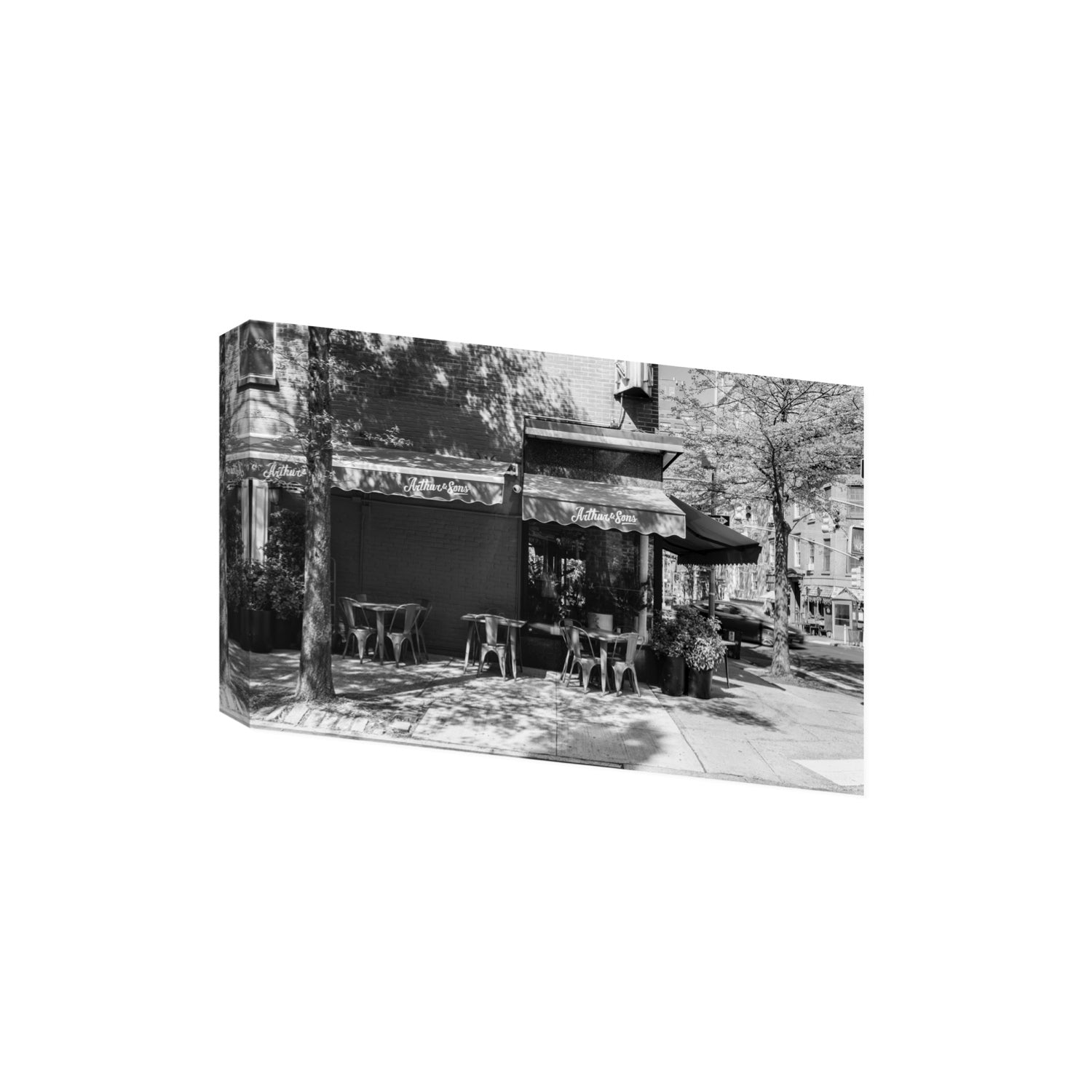 Arthur's Corner New York NYC Restaurant wall art Extra Large stretched canvas print