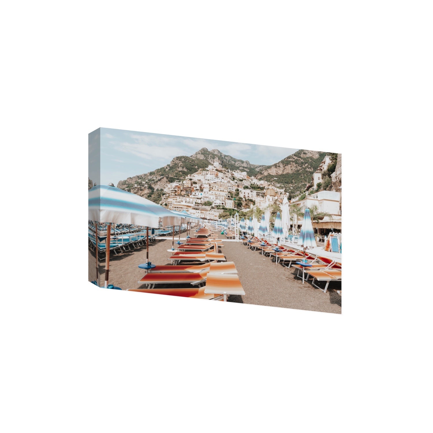Spiaggia Grande fine art print, Positano, Italy, Extra Large, Stretched Canvas