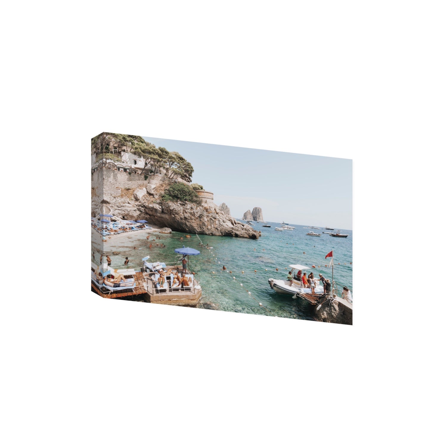 Torre Saracena fine art print, Capri, Italy, Extra Large, Stretched Canvas
