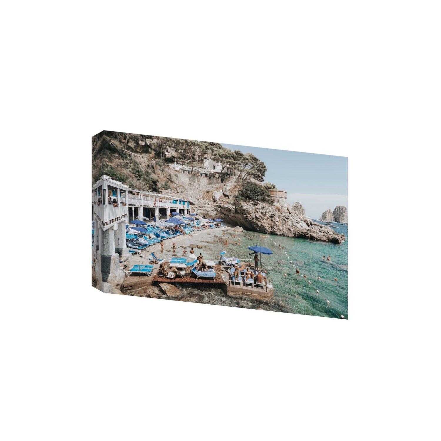 Vita Bella fine art print, Capri, Italy, Extra Large, Stretched Canvas