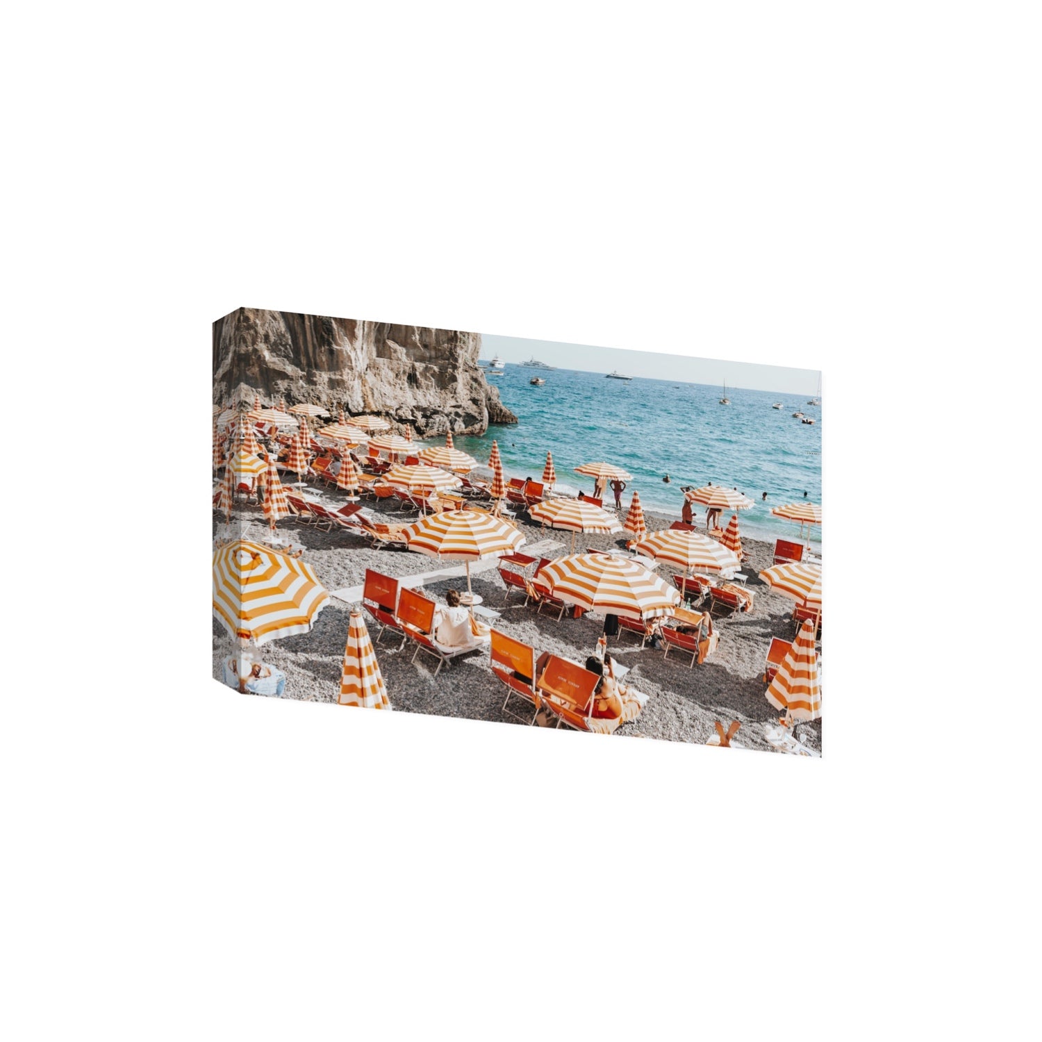 Mango Sorbet fine art print, Positano, Italy, Extra Large, Stretched Canvas
