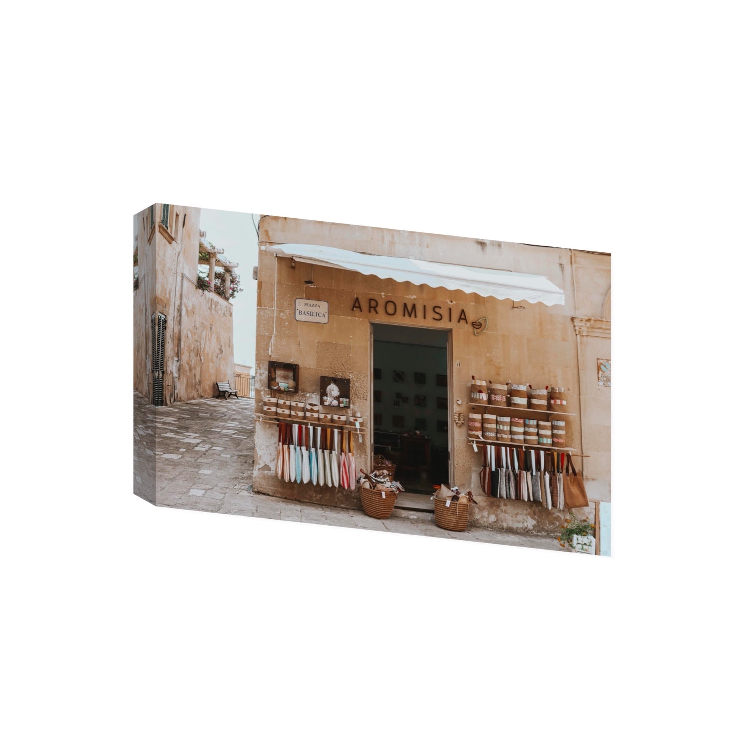 Aromisia Puglia Otranto Italian wall art Giant stretched canvas print