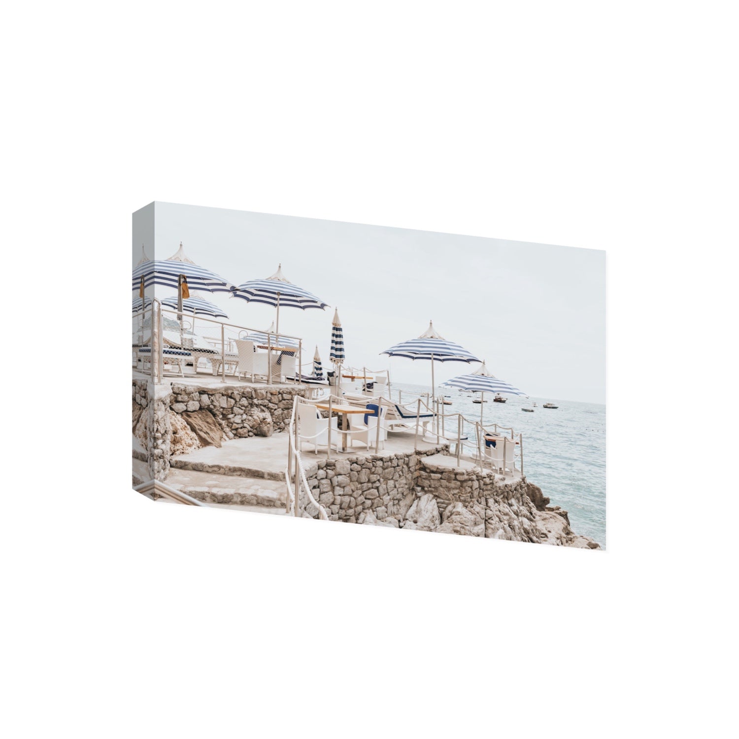 Ombrelloni fine art print, Positano, Italy, Giant, Stretched Canvas