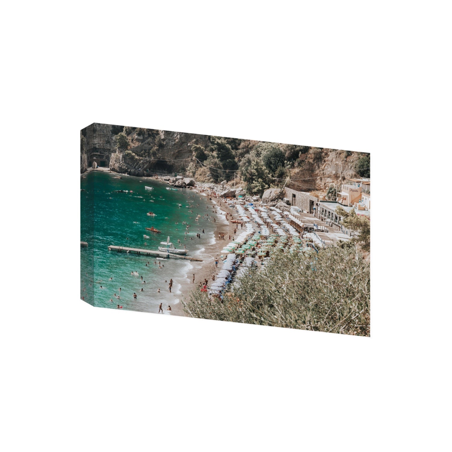 Fornillo Beach fine art print, Positano, Italy, Giant, Stretched Canvas