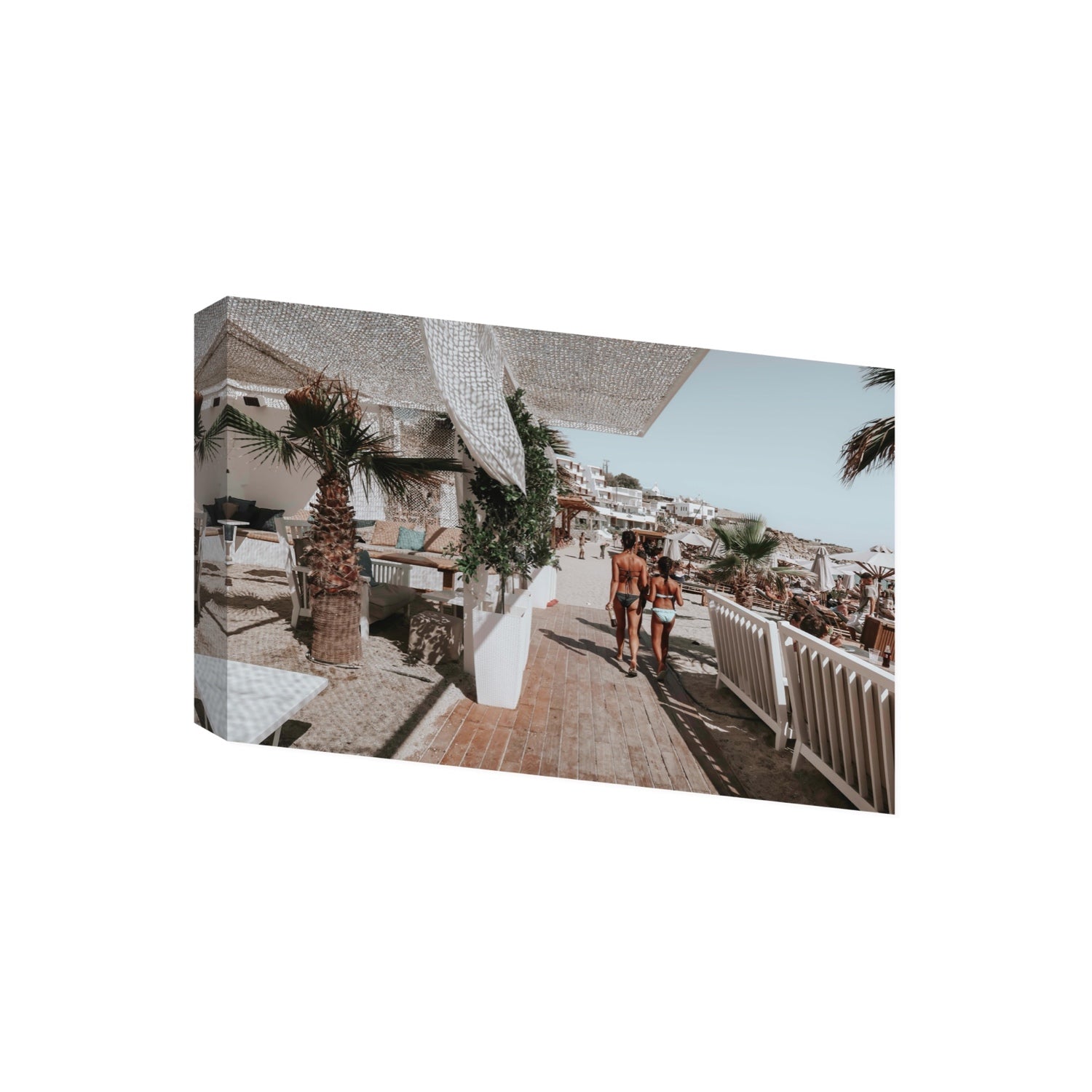 Mitera Kori Mykonos Greek island wall art Giant stretched canvas print