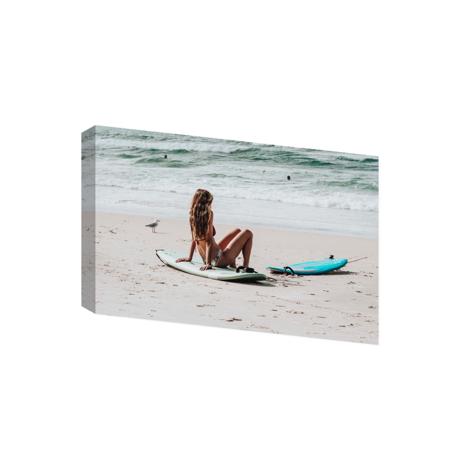 Ciao Bella Byron Bay Surf coastal wall art Giant stretched canvas print