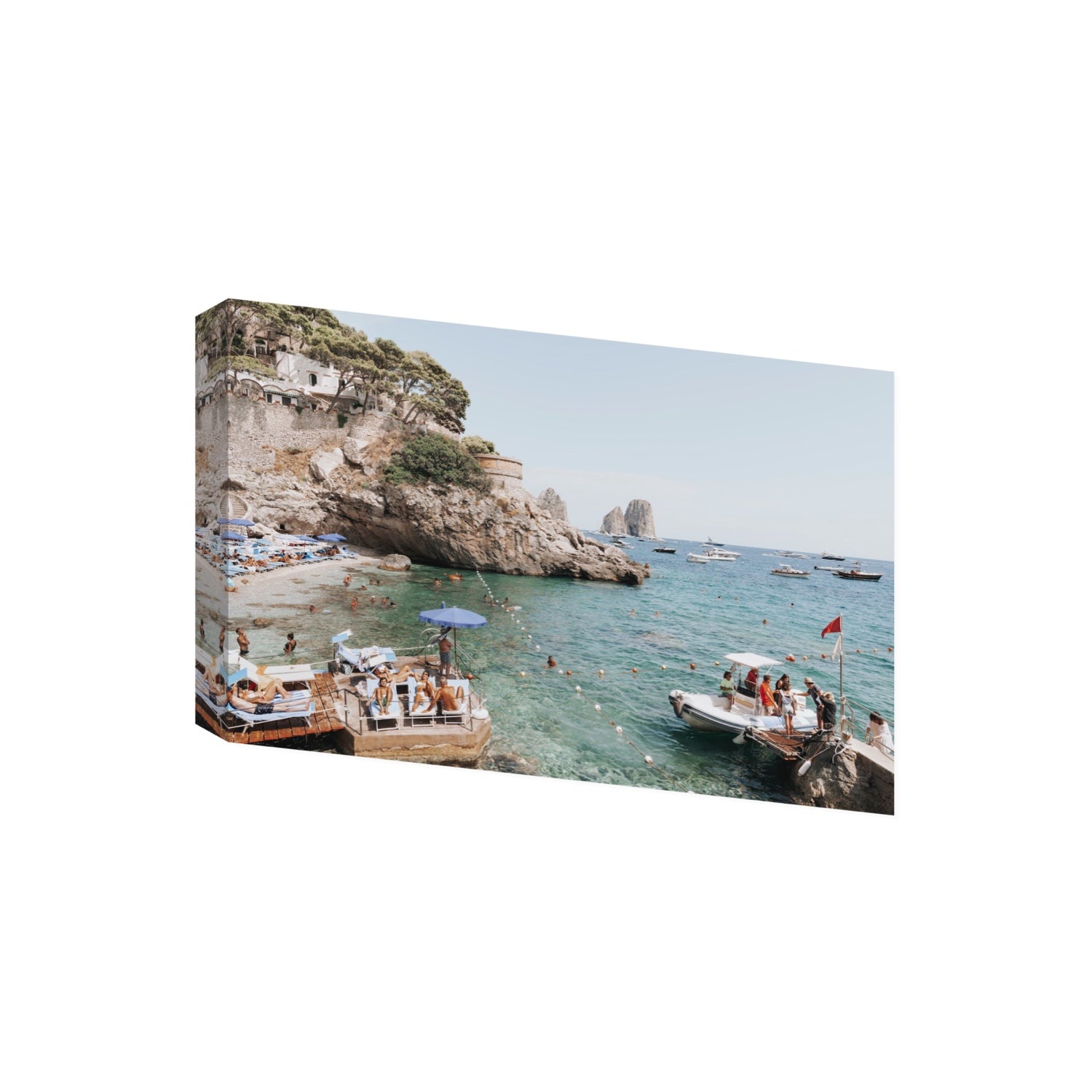 Torre Saracena fine art print, Capri, Italy, Giant, Stretched Canvas