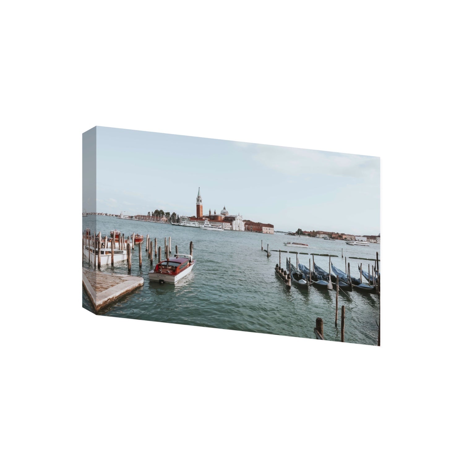 Venetian Waterscape Venice Italian art print Giant stretched canvas print