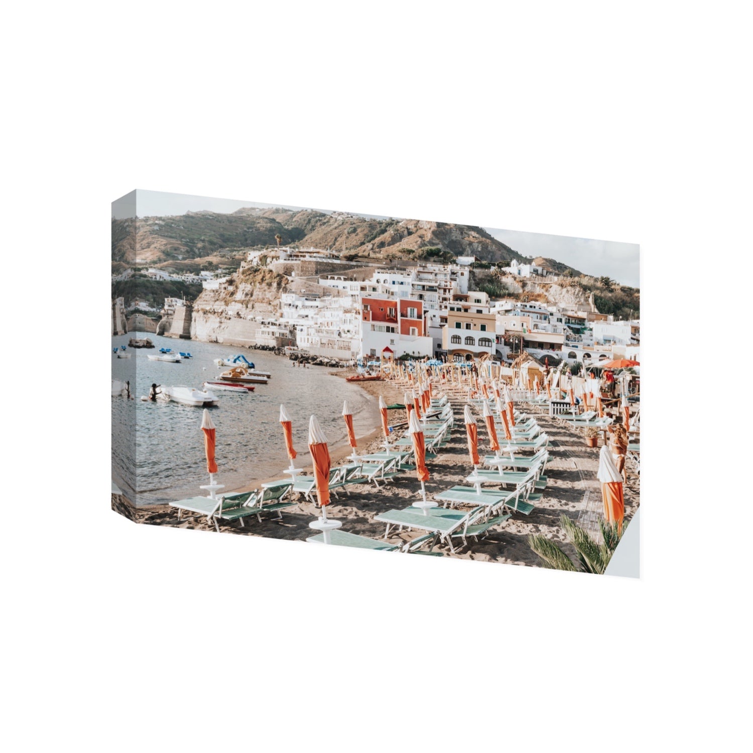 Sole Estivo Ischia Italian coastal wall art Gallery stretched canvas print