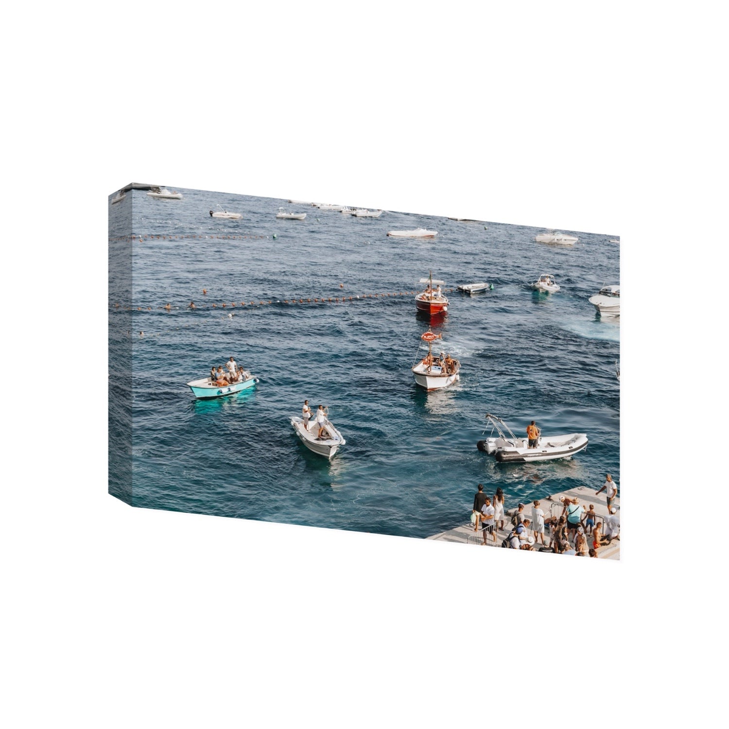 Nautical Parade Positano wall art Gallery stretched canvas print